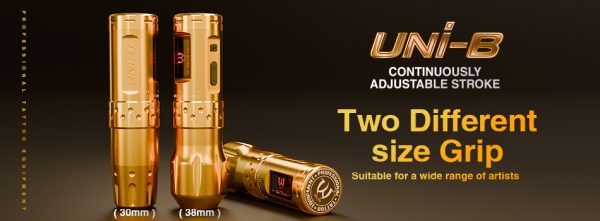 AVA WIRELESS PEN ADJUSTABLE STROKE UNi-B Gold