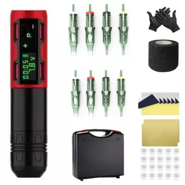 Wireless Tattoo Pen Set 2 Red