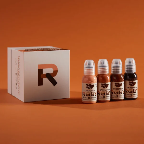 SASHA O'KHARIN RGBY SKIN TONE SET(Red set inks: R-1, R-2, R-3, R-4)