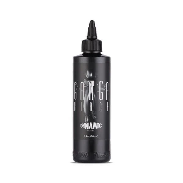 Dynamic Ganga Black – Siyah Tattoo Dövme Boyası – 8 oz/240ml