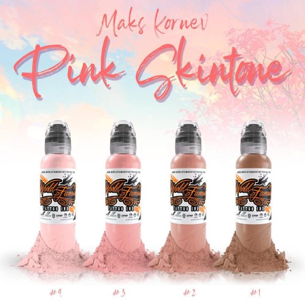 World Famous Maks Kornev's Pink Skintone Set 1 Oz