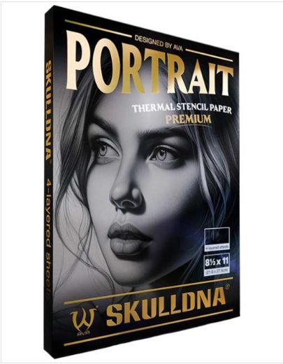 SKULLDNA PORTRAIT Thermal Stencil Paper